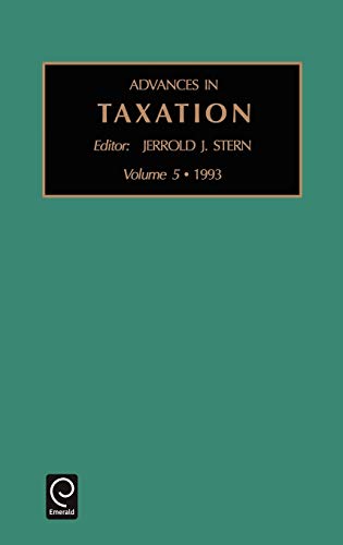 advances in taxation  jerrold j. stern 1559387505, 9781559387507