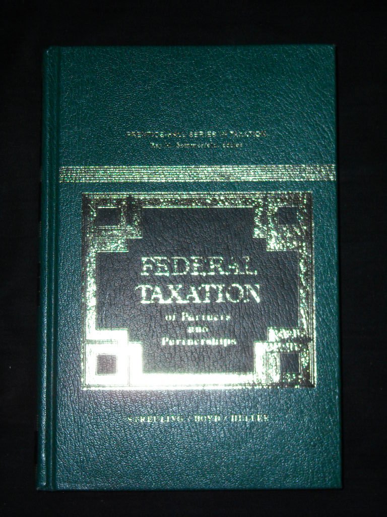 federal taxation of partners and partnerships  streuling, g. fred 0133134792, 9780133134797