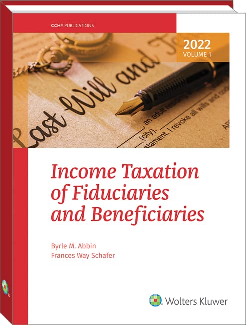 income taxation of fiduciaries and beneficiaries  byrle abbin 0808057251, 9780808057253