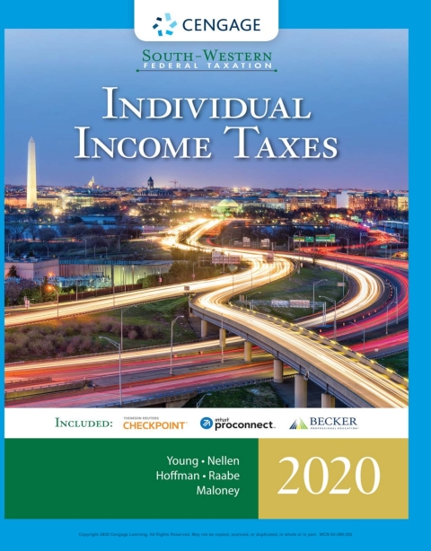 south western federal taxation 2020 individual income taxes 043rd edition young, james c., nellen, annette,