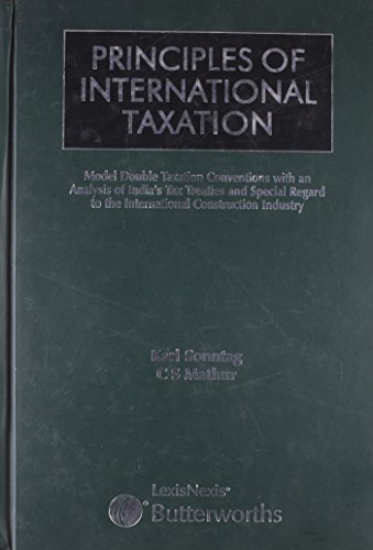 principles of international taxation 1st edition karl sonntag 8180381196, 9788180381195