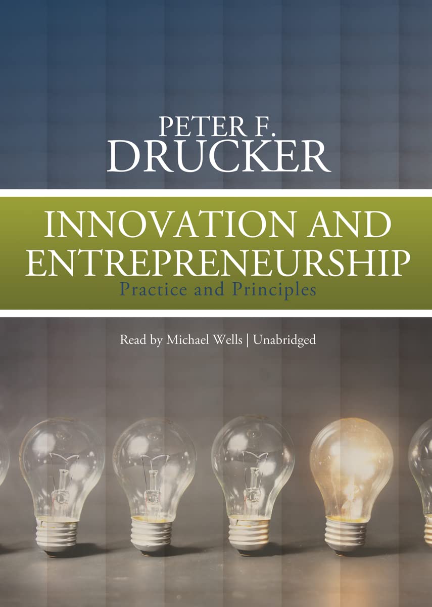 innovation and entrepreneurship mp3cd unabridged edition peter f. drucker 1455127582, 9781455127580