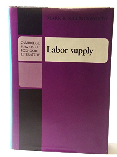 labor supply  killingsworth, mark r. 0521233267, 9780521233262