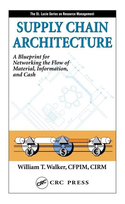 supply chain architecture 1st edition walker 1574443577, 9781574443578