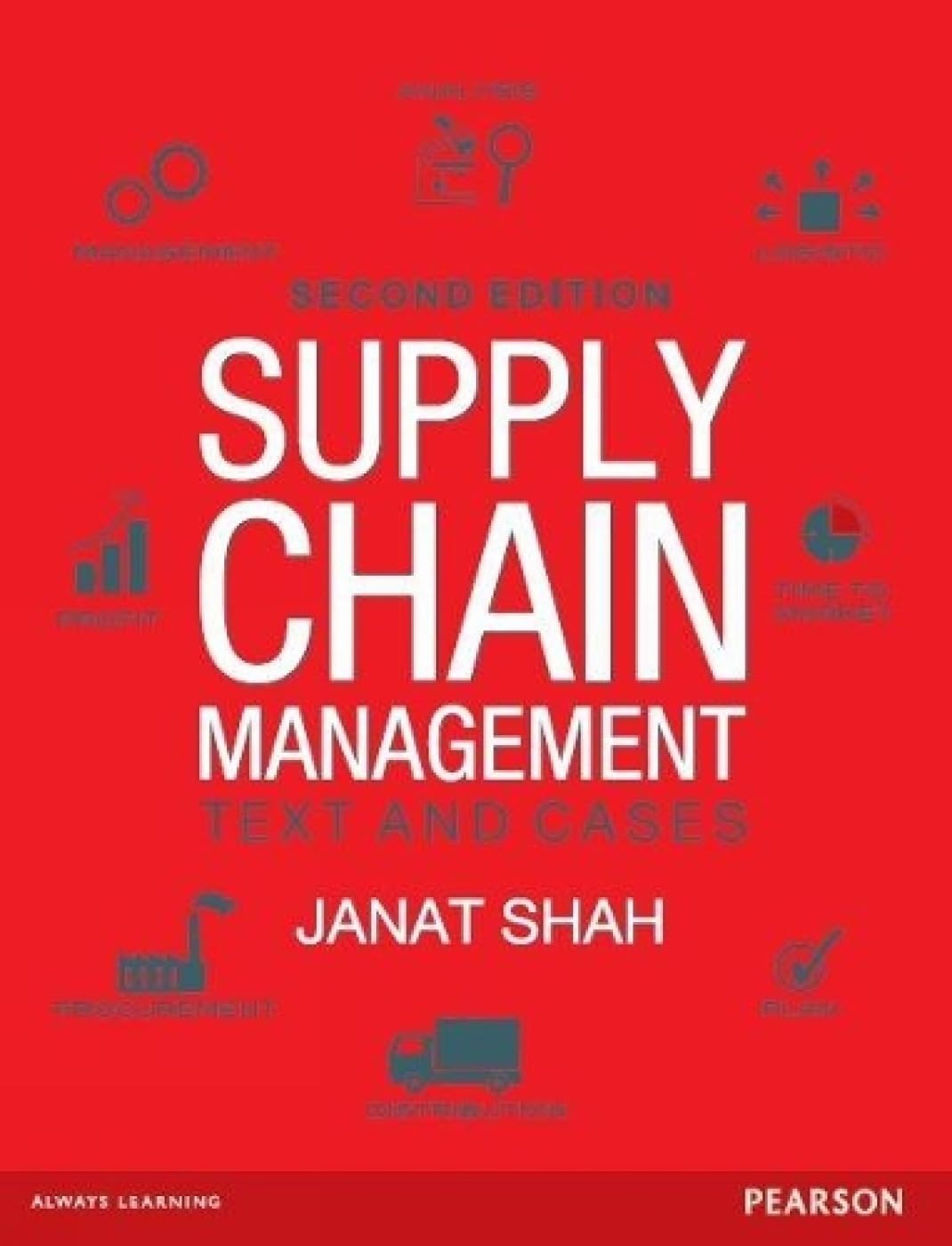 supply chain management text and cases 2nd edition janat shah 933254820x, 9789332548206