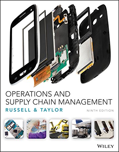 operations and supply chain management 9th edition  russell, roberta s., taylor, bernard w. 1119341655,