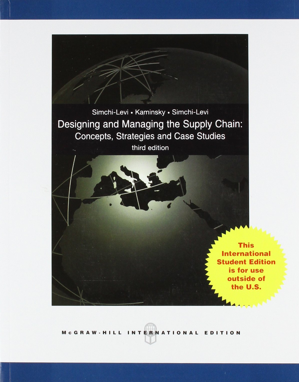 designing and managing the supply chain 3rd edition david simchi levy 0071270973, 9780071270977