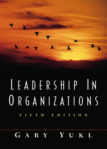 leadership in organizations 5th edition yukl, gary a. 0130323128, 9780130323125