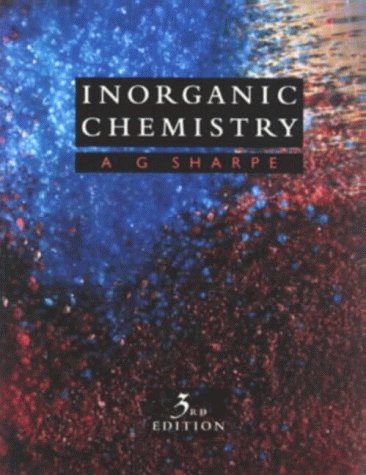 inorganic chemistry subsequent edition sharpe, a. g. 0582059135, 9780582059139