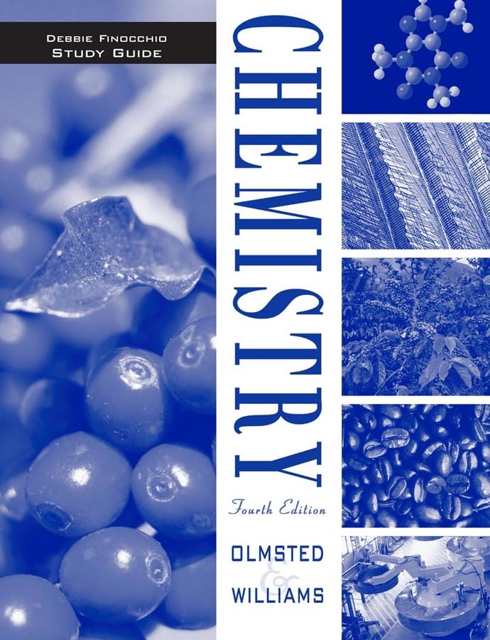 chemistry student study guide 4th edition olmsted, john a., williams, gregory m. 0471698377, 9780471698371