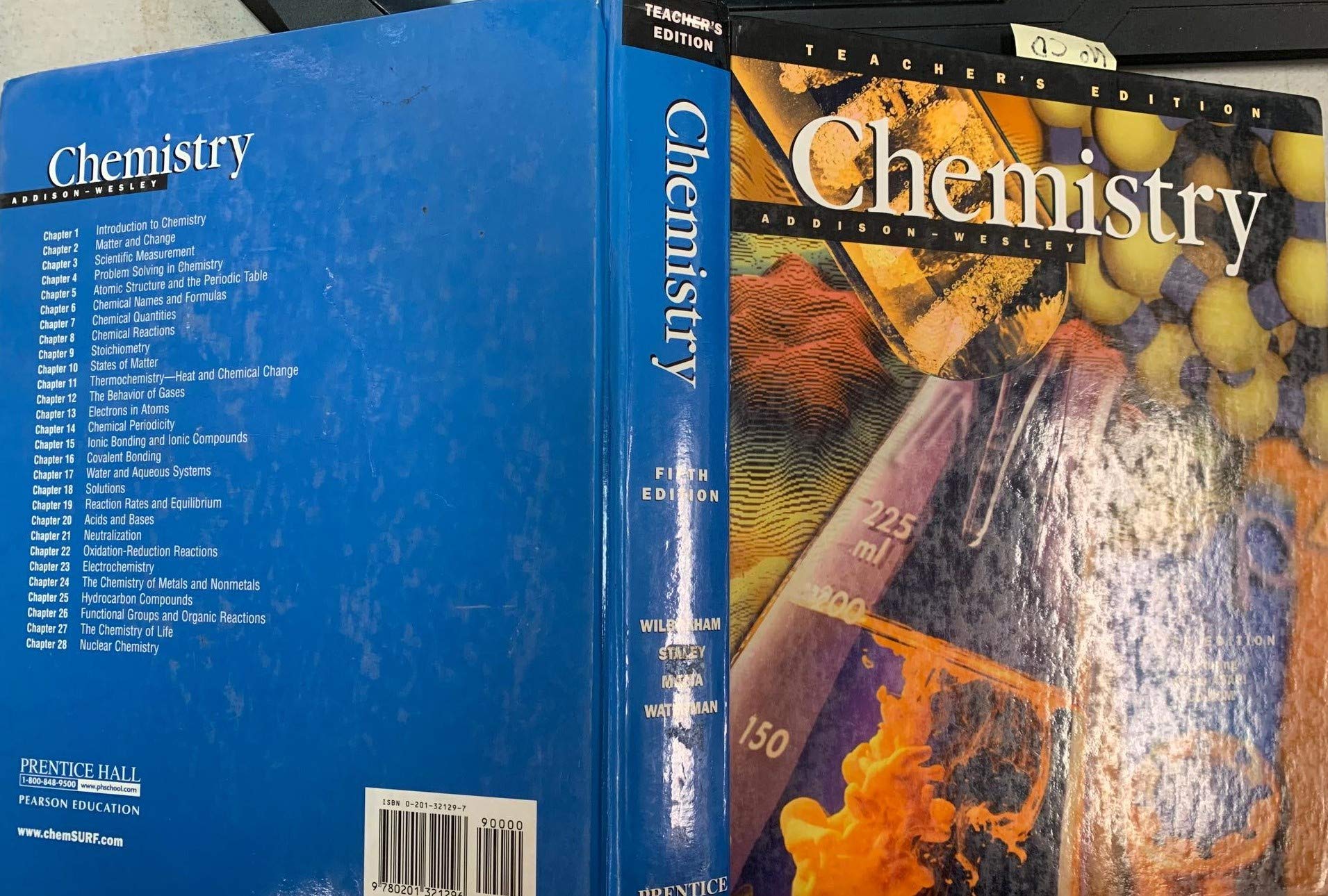 chemistry teacher’s edition wilbraham, antony c. 0201321297, 9780201321296