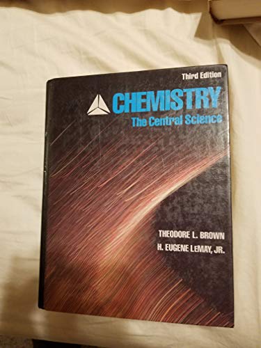 chemistry the central science 3rd edition brown, theodore l 0131289500, 9780131289505