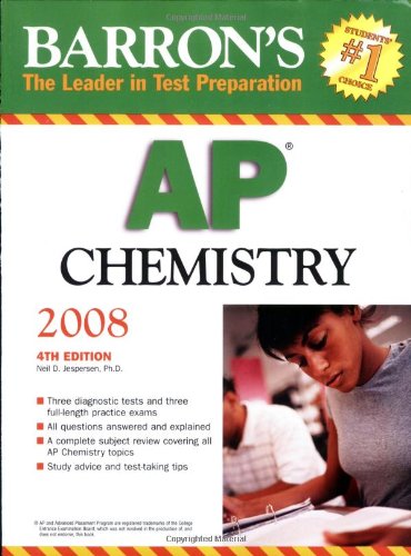 barrons ap chemistry 4th edition jespersen ph.d., neil d. 0764136852, 9780764136856