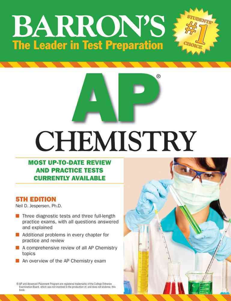 barrons ap chemistry 5th edition jespersen ph.d., neil d. 0764140507, 9780764140501