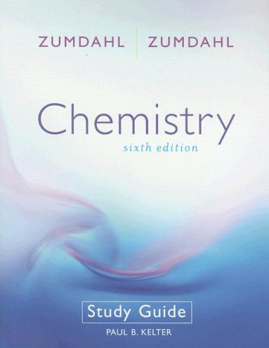 chemistry study guide study guide edition zumdahl, steven s., susan a., kelter, paul b. 061822162x,