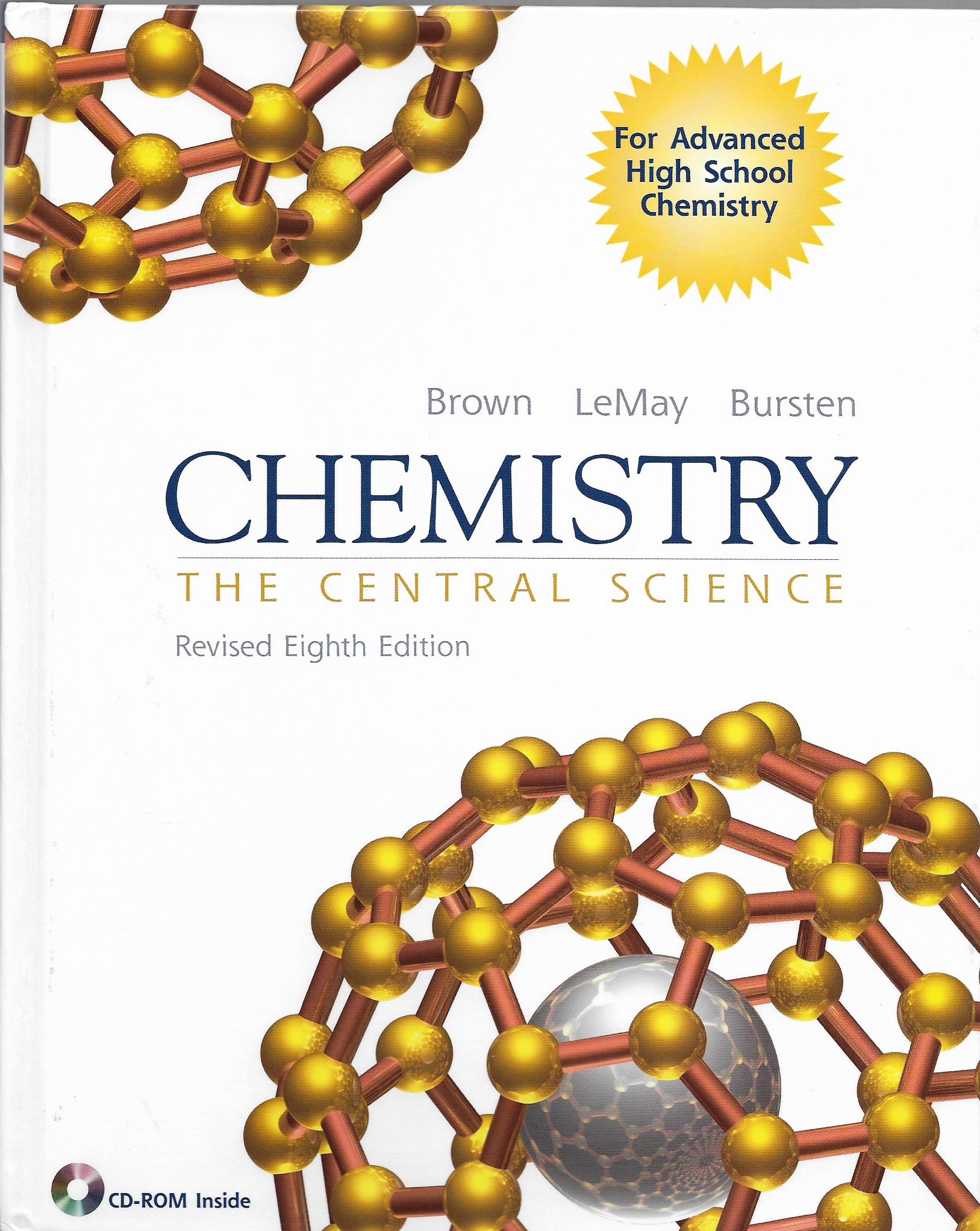 chemistry the central science 8th revised edition theodore e. brown, h. eugene lemay, bruce e. bursten