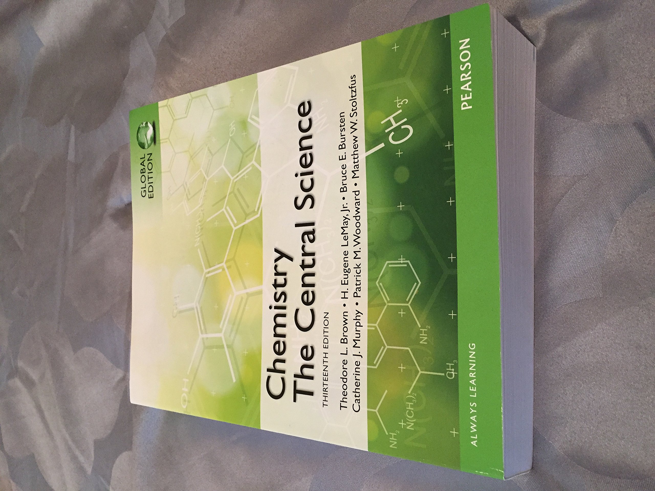 chemistry the central science global edition 13th edition h. eugene h. lemay, theodore e. brown, bruce e.