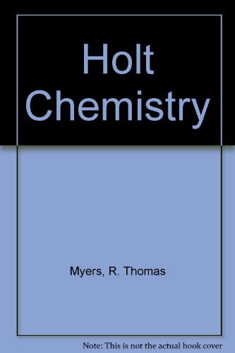 holt chemistry teachers guide edition myers, r. thomas 0030664632, 9780030664632