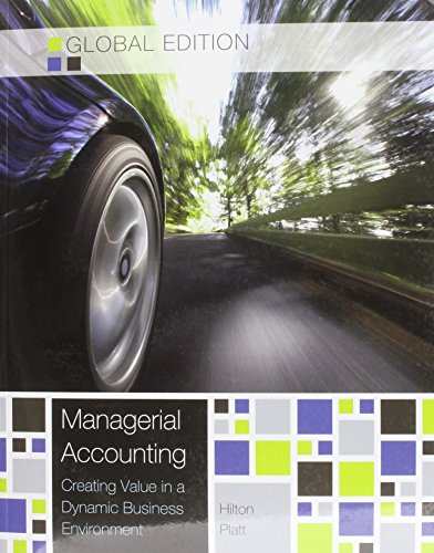 managerial accounting uk edition ronald w. hilton 1259073645, 9781259073649