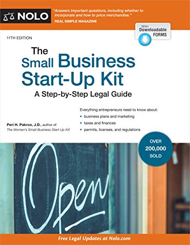 small business start up kit the a step by step legal guide 11th edition pakroo j.d., peri 1413327230,