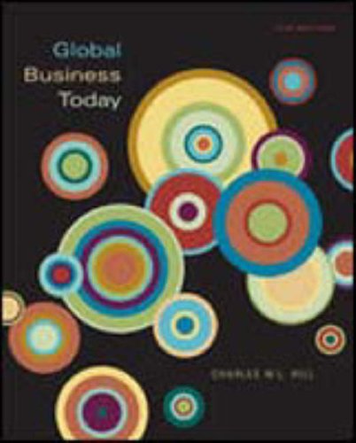 global business today 4th edition charles w. l. hill 0072973714, 9780072973716