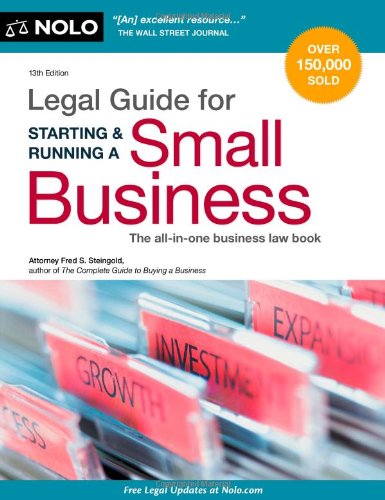 legal guide for starting and running a small business 13th edition steingold, fred s. 1413317391,