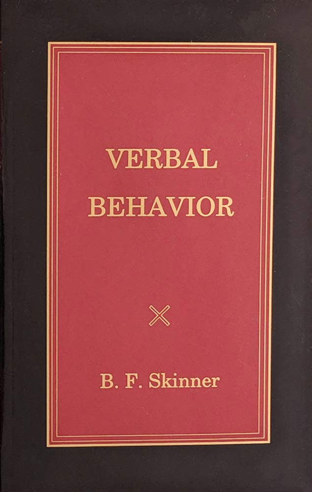 verbal behavior 1st edition b. f. skinner 0874115914, 9780874115918