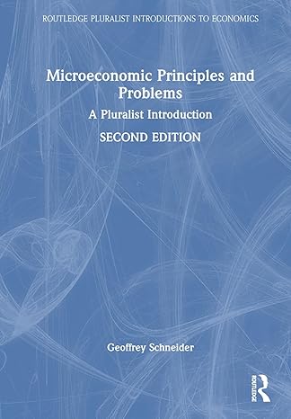 microeconomic principles and problems a pluralist introduction 2nd edition geoffrey schneider 1032436921,