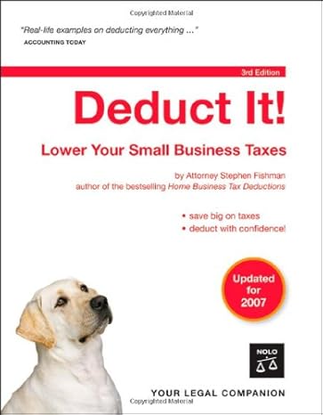 deduct it lower your small business taxes 3rd edition stephen fishman 1413305288, 978-1413305289