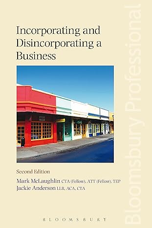 incorporating and disincorporating a business 2nd edition mark mclaughlin ,jackie anderson 1780439040,