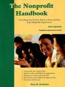 the nonprofit handbook everything you need to know to start and run your nonprofit organization 5th edition