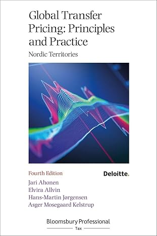 global transfer pricing principles and practice 1st edition deloitte 1526514095, 978-1526514097