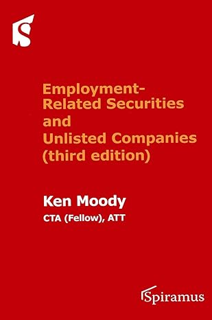 employment related securities and unlisted companies 3rd edition ken moody 1910151505, 978-1910151501