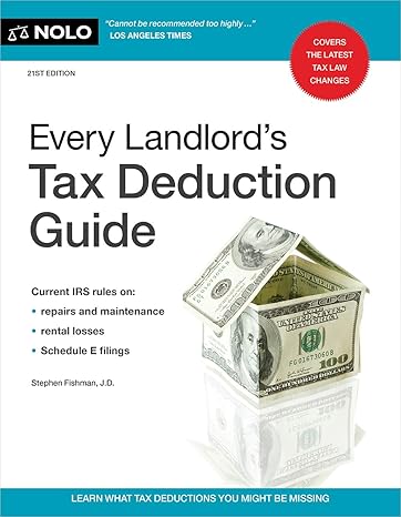 every landlords tax deduction guide 21st edition stephen fishman j d 1413332196, 978-1413332193