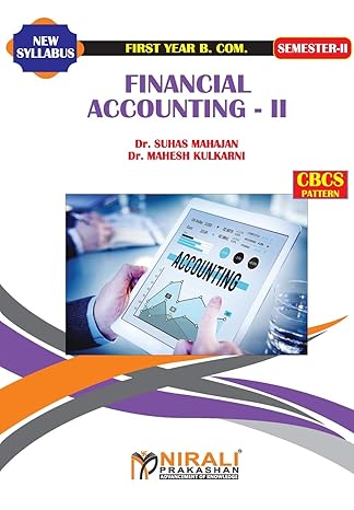 financial accounting ii 1st edition dr suhas mahajan 9389686482, 978-9389686487