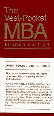 the vest pocket mba subsequent edition jae k shim ,joel g siegel ,abraham j simon 0134603125, 978-0134603124