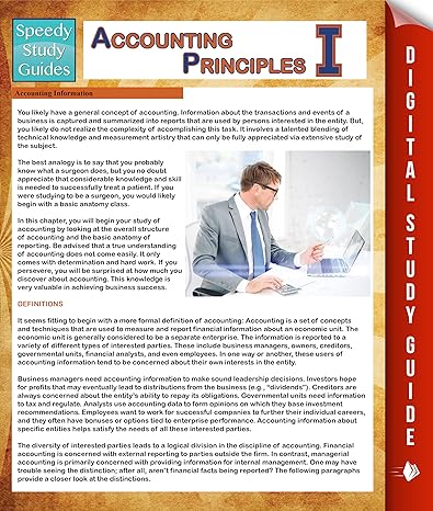 accounting principles 1 1st edition speedy publishing b00snpityi