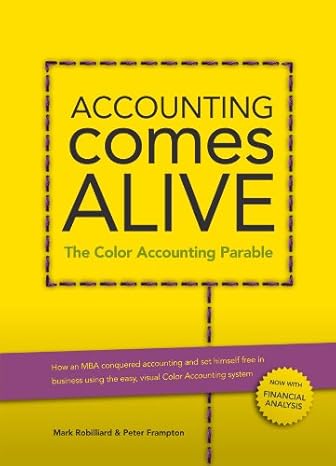 accounting comes alive the color accounting parable 3rd edition mark robilliard ,peter frampton ,chang chang