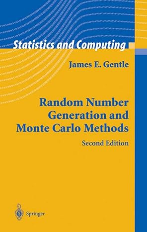 random number generation and monte carlo methods 2nd edition james e gentle 0387001786, 978-0387001784