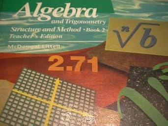 algebra and trigonometry structure and method book 2 book 2nd teacher's edition mary p dolciani robert b kane