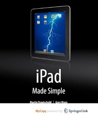 ipad made simple 2010th edition gary mazo ,martin trautschold ,msl made simple learning 1430271914,