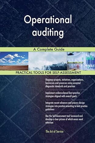 operational auditing a complete guide 1st edition gerardus blokdyk 0655181431, 978-0655181439