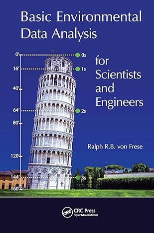 basic environmental data analysis for scientists and engineers 1st edition ralph r b von frese 1032475064,