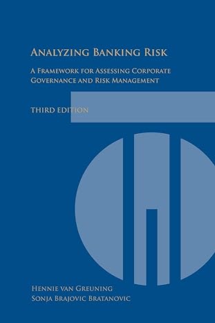 analyzing and managing banking risk a framework for assessing corporate governance and financial risk 3rd