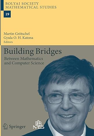 building bridges between mathematics and computer science 2008 edition martin grotschel ,gyula o.h. katona