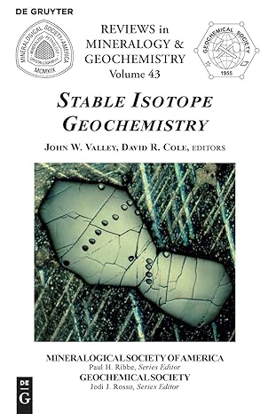 stable isotope geochemistry 1st edition john w valley 0939950553, 978-0939950553