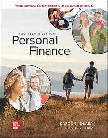 ise personal finance 14th edition jack r. kapoor, les r. dlabay professor, robert j. hughes 1265105421,