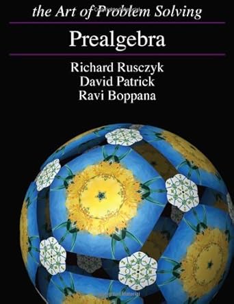 prealgebra f 4th printing used edition richard rusczyk, david patrick, ravi boppana 1934124214, 978-1934124215