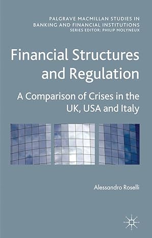 Financial Structures And Regulation A Comparison Of Crises In The Uk Usa And Italy