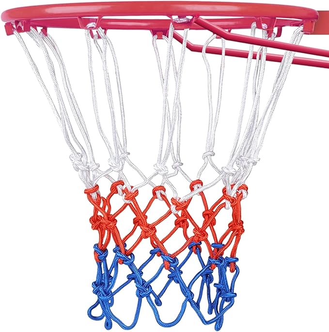 ultra heavy duty basketball net replacement all weather anti whip fits standard indoor or outdoor rims 12